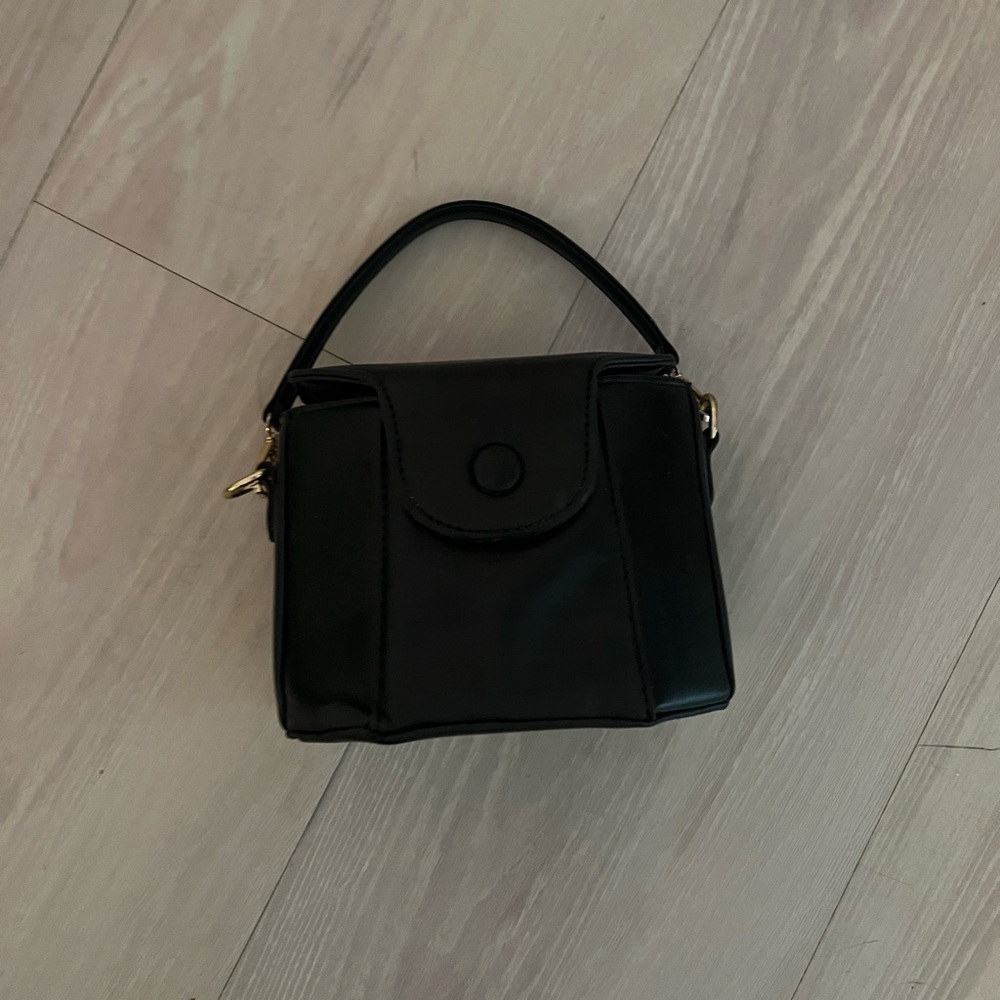 Sleek Black Mini Bag